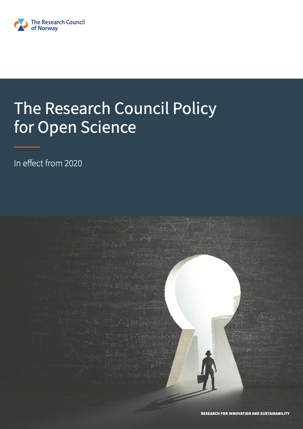 Research Council Policy for Open Science