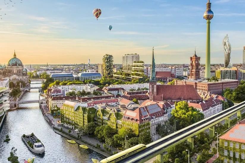 panoramic view of Berlin